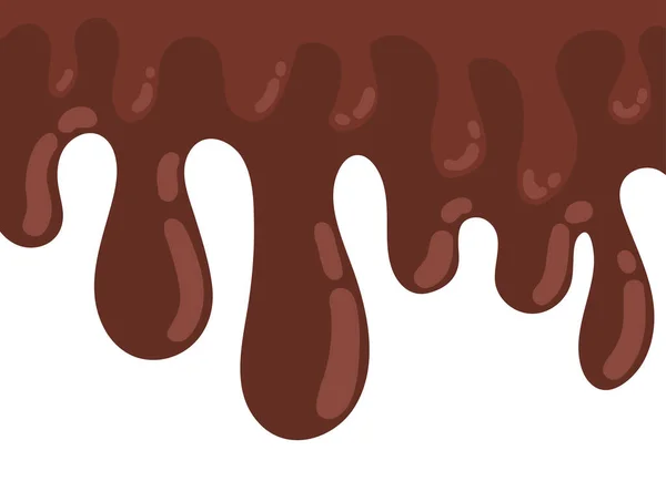 Chocolate Derretido Cacao Icono Aislado — Vector de stock