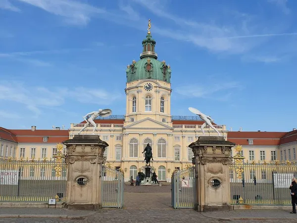 Berlin Deki Güzel Charlottenburg Sarayı — Stok fotoğraf