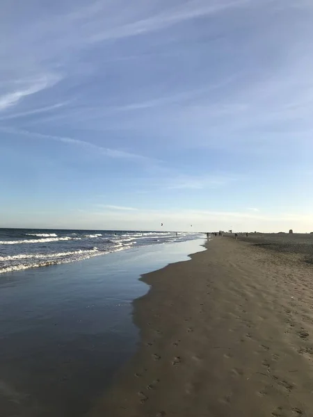 Sunset on the beach of Gran Canaria