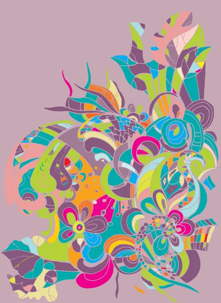 Vector abstracto digital colorido fondo — Vector de stock