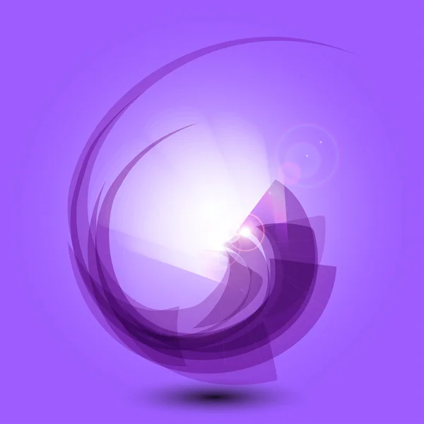 Abstract purple background with  light — Stock Vector