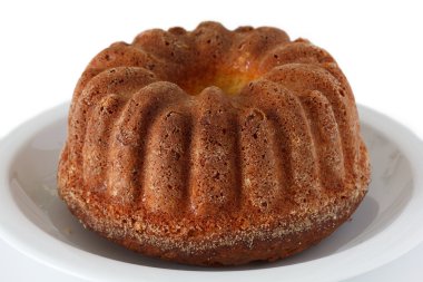 sünger, madeira veya pound üzerinde beyaz sünger kek