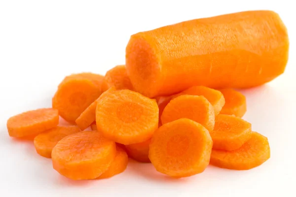 Zanahoria cortada en círculos —  Fotos de Stock