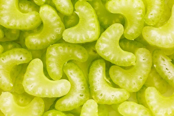 Cut celery close up background — Stock Photo, Image