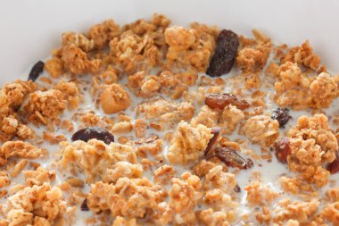 kase müsli süt ile