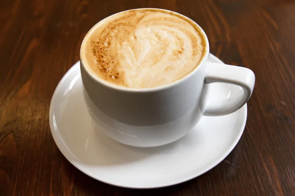 Classic foamy cappuccino — Stock Photo, Image