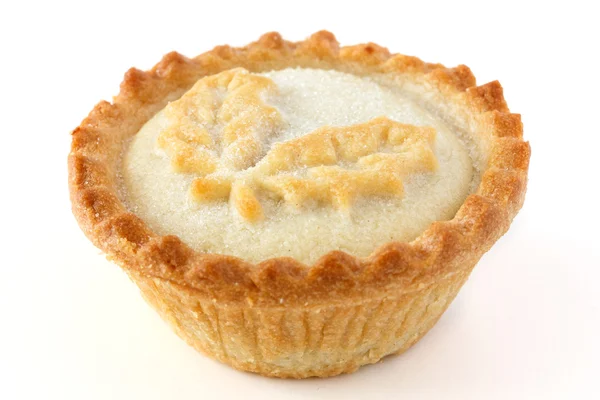 Mince pie on white — Stock Photo, Image