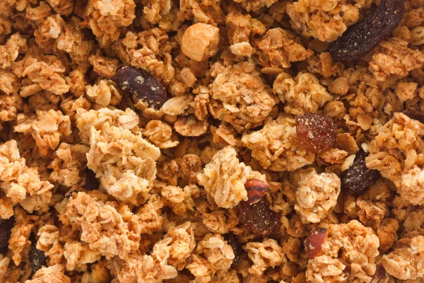 Muesli background without milk — Stock Photo, Image