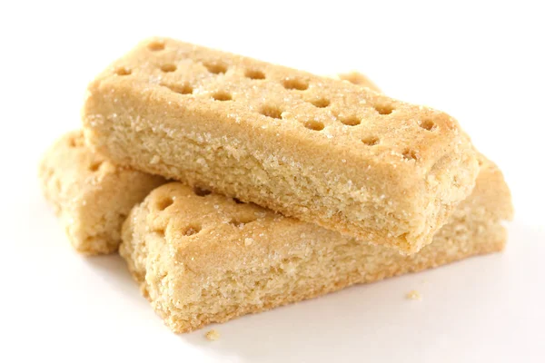 Classic shortbread finger biscuits — Stock Photo, Image