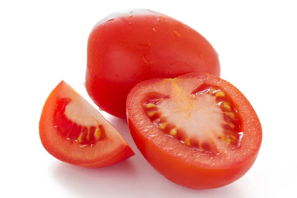 Röda plommon tomater — Stockfoto