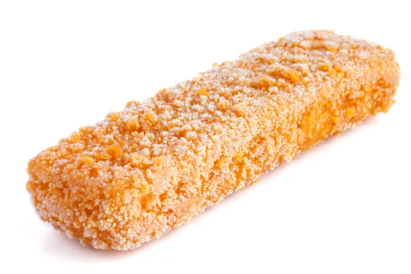 冷凍パン crumbed 白い魚指. — ストック写真
