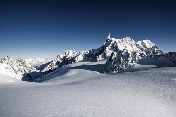 Glaciären av mont blanc — Stockfoto