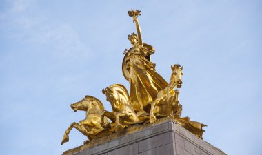 Columbus circle anıt görünümü