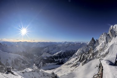 Mont blanc view peyzaj