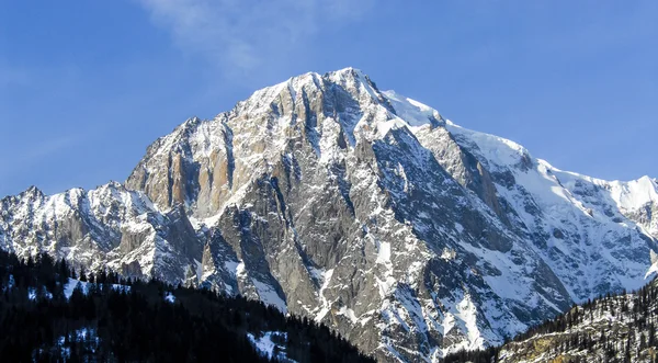 Mont Blanc-ra Kilátás — Stock Fotó