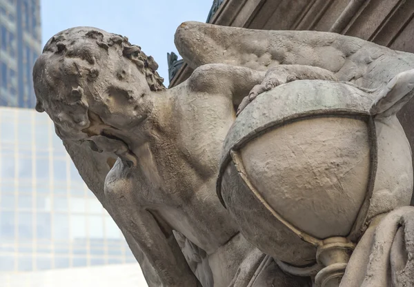 Columbus circle monument weergave — Stockfoto