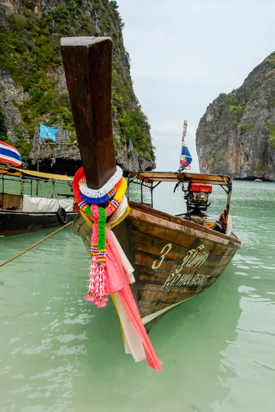 Phuket traditionell båt — Stockfoto