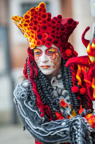 Máscara en el carnaval de Venecia —  Fotos de Stock