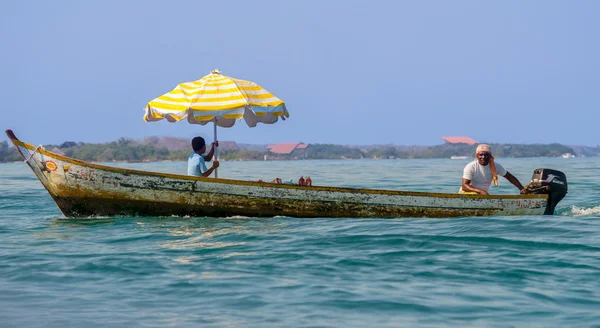 Pescador caribenho — Fotografia de Stock