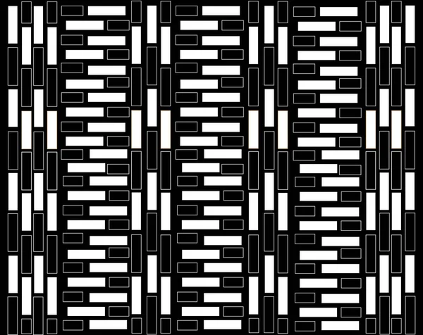 Fond Mur Briques Noir Blanc Pour Tout Design Décoration Cosmétiques — Image vectorielle