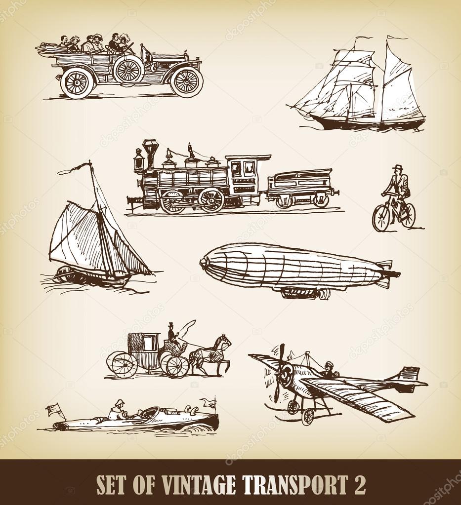 BROWN SKETCHES OF TRANSPORTATION