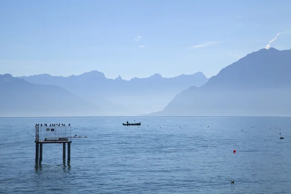 日内瓦湖 — 图库照片