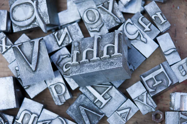 Letter pieces — Stock Photo, Image