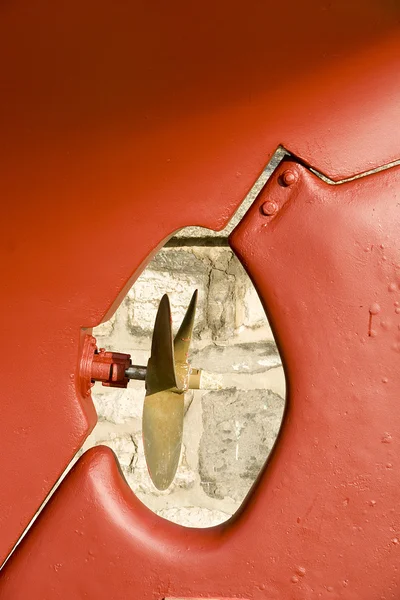 Propeller inside construction — Stock Photo, Image