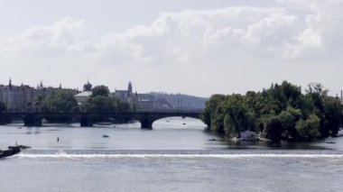 Prague. Czech Republic. European Union. Relaxing stock video footage. 