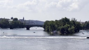 Prague. Czech Republic. European Union. Relaxing stock video footage. 