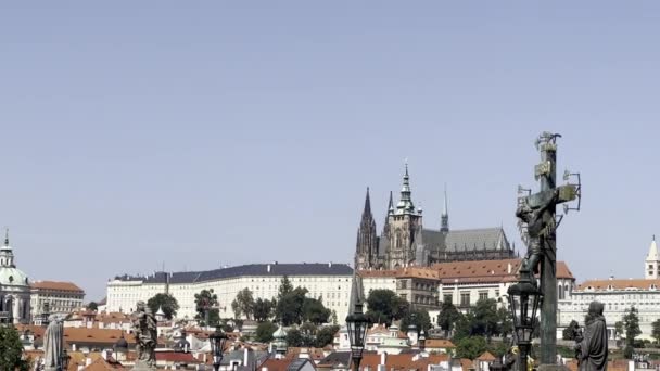 Prague Czech Republic European Union Relaxing Stock Video Footage — Vídeo de stock