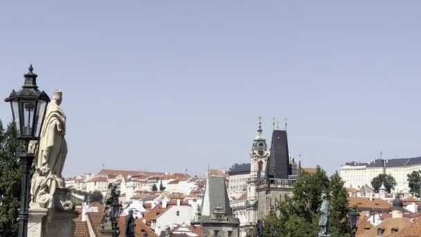 Prague Czech Republic European Union Relaxing Stock Video Footage — Αρχείο Βίντεο