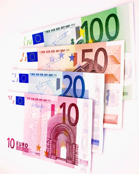 Avrupa Parası Para Neşe Mutluluğun Sembolüdür Para Arzuların Yerine Getirilmesinde — Stok fotoğraf