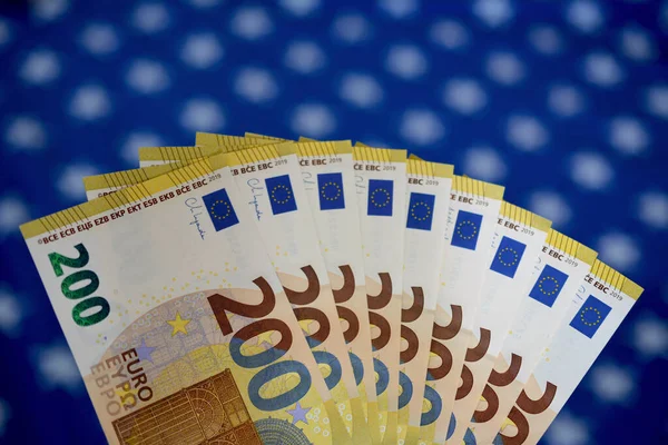Европейские Деньги Деньги Символ Радости Счастья Деньги Лучший Друг Исполнении — стоковое фото