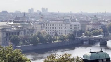 Prague. Czech Republic. European Union. Relaxing stock video footage.