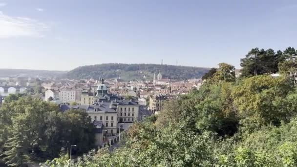 Prague Czech Republic European Union Relaxing Stock Video Footage — 비디오