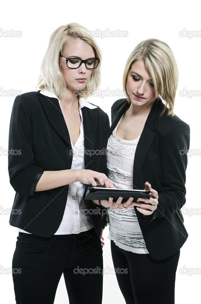 Two women planning