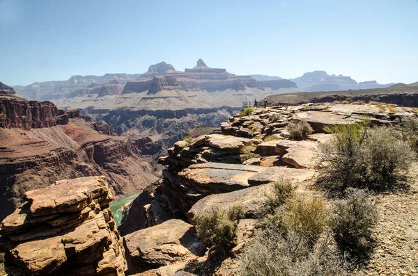 Grand Canyon Colorado États-Unis, Arizona, Plateau Point — Photo