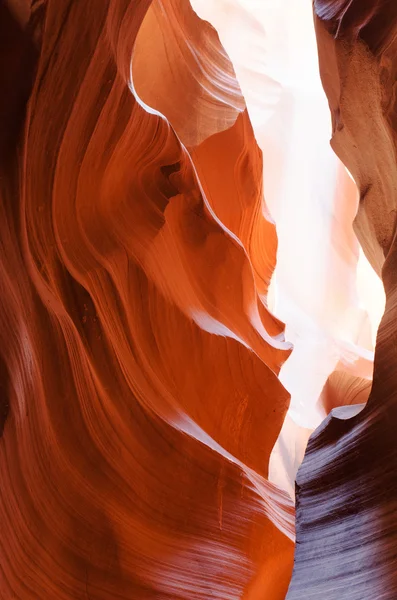 Szczegóły tekstury w kanion antylopy, nawaho parki, strony, Stany Zjednoczone Ameryki — Zdjęcie stockowe