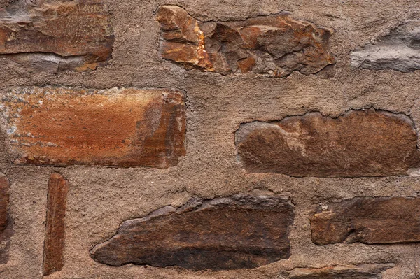Background Old Brown Stone Wall — Stockfoto