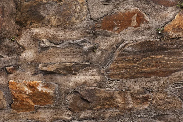 Background Old Brown Stone Wall — Fotografia de Stock