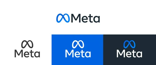 Odessa Ukraine November 2021 Meta Logo Social Network Facebook Rebranding — Stock Vector