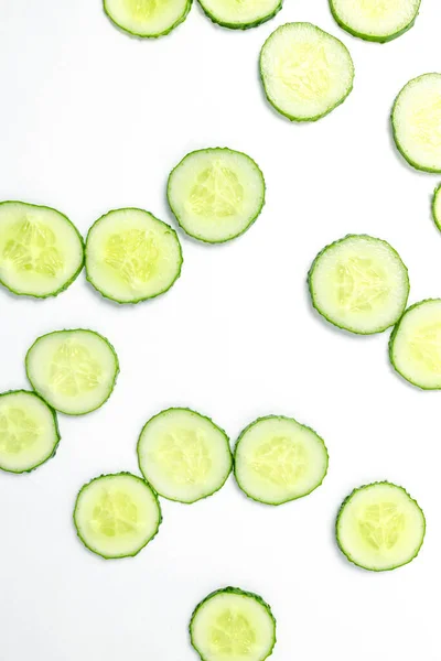 Plantilla Patrón Pepino Con Lugar Para Texto — Foto de Stock