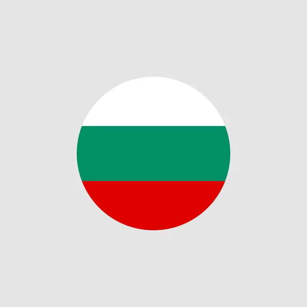 Nationalflagge Bulgariens Offizielle Farben Und Proportionen Korrekt Vektorillustration Eps10 — Stockvektor