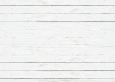 Beyaz gri ahşap renk dokusu arka plan için yatay. Yüzey ışığı masa üstü görüntüsünden temizlendi. Sanat eserleri ve iç veya dış tasarım için doğal desenler. Grunge eski beyaz tahta tahta duvar deseni