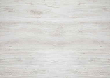 Beyaz gri ahşap renk dokusu arka plan için yatay. Yüzey ışığı masa üstü görüntüsünden temizlendi. Sanat eserleri ve iç veya dış tasarım için doğal desenler. Grunge eski beyaz tahta tahta duvar deseni