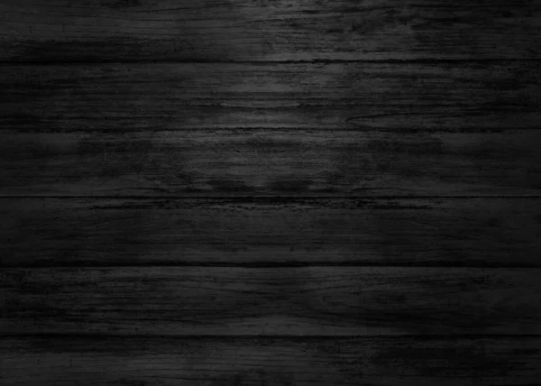 Black wood color texture horizontal for background. Surface light clean of table top view. Natural patterns for design art work and interior or exterior. Grunge old white wood board wall pattern — Stock Photo, Image