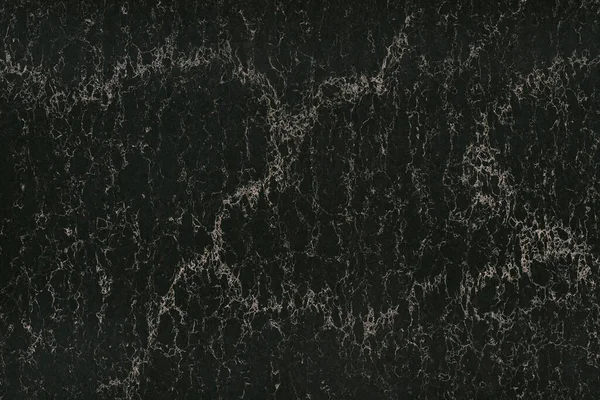 Schwarz Marmor Textur Hintergrundmuster Draufsicht. Stein Granitwand mit hellen Streifen. Luxus abstrakten Mustern. Marmorierung für Banner, Tapeten, Verpackungsdesign-Vorlage — Stockfoto