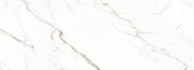 Beyaz mermer desenli afiş arkaplan görünümü. Yüksek çözünürlüklü doğal taş döşeme. Lüks soyut modeller. Pankart, duvar kağıdı, ambalaj tasarımı şablonu için mermer tasarımı