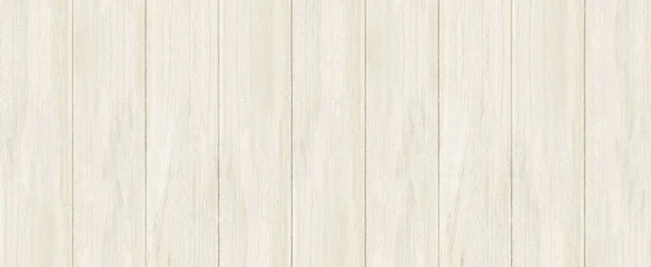 Textura de madeira cor horizontal banner fundo. Superfície luz limpa de mesa vista superior. Padrões naturais para trabalhos de arte de design e interior ou exterior. Grunge velho padrão de parede placa de madeira branca — Fotografia de Stock